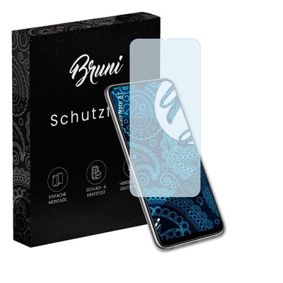Bruni 2x Folie für Xiaomi Redmi Note 8T Schutzfolie Displayschutzfolie