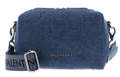 VALENTINO Pattie Denim Camera Bag Umhängetasche Tasche Denim blau