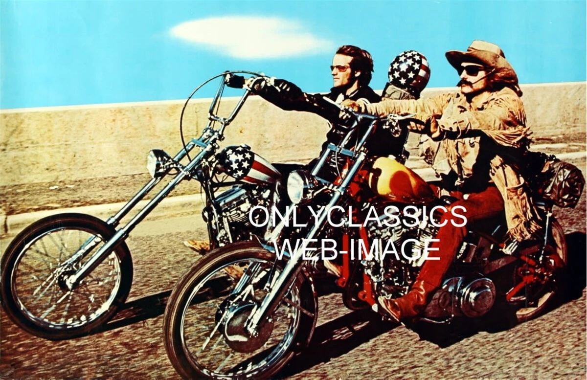 1969 Easy Rider Harley Davidson 12X18 Poster Vintage Custom Motorcycle Chopper
