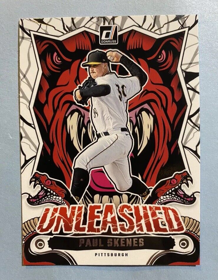 2024 Donruss Baseball Paul Skenes Unleashed Insert Rookie RC 2024 Donruss Baseball Paul Skenes Unleashed Insert Rookie RC