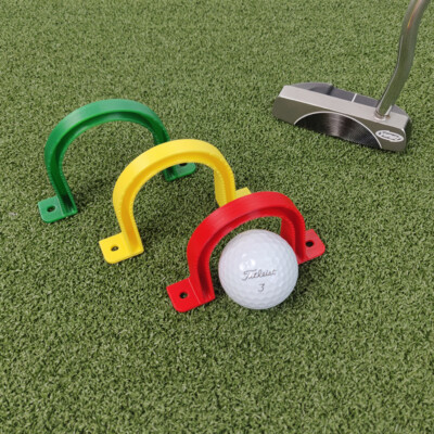 Golf Putting Gate Bridge Ausrichtung Übung Training Verbesserung Hilfe-3er Pack