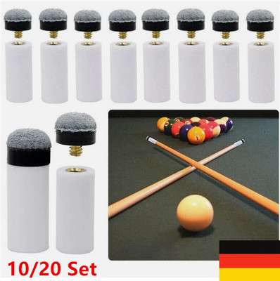 Billard-Queue-Spitzen,12mm Ersatz-Schraubspitzen,Harte Billard Pool Queue DE