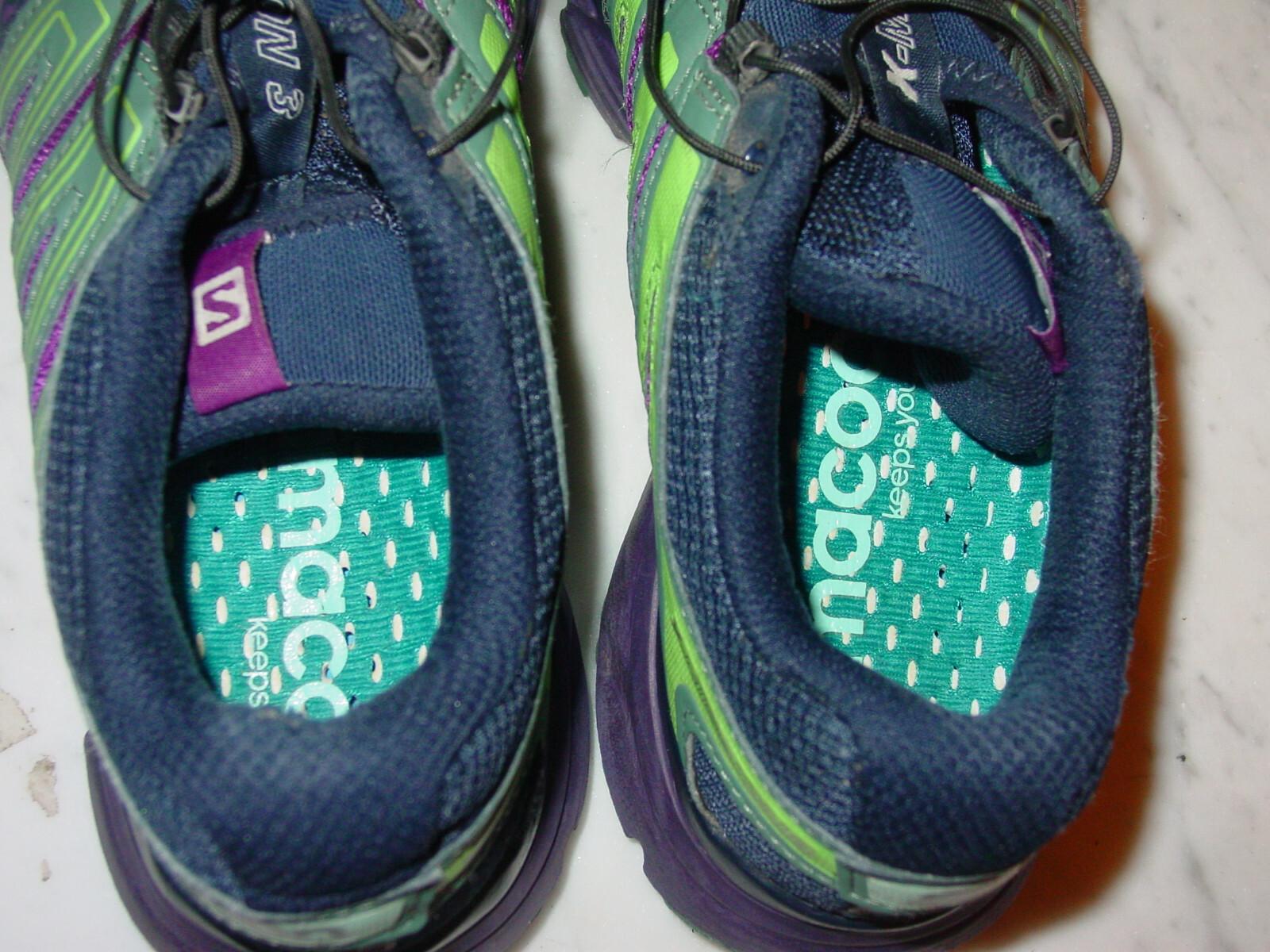 Scarpe da trail running Salomon X Mission 3 393256 blu navy Blaze 2017 da donna! Taglia 8 5