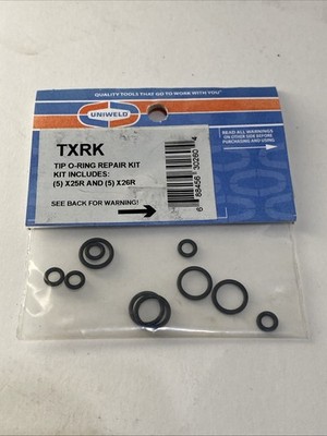 UNIWELD, WELDING BRAZING TIP O-RING REPAIR KIT, PART# TXRK