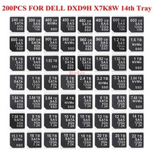 200PCS DXD9H X7K8W Tray Caddy Adhesive Stickers Labels FOR DELL G14 HDD Stickers