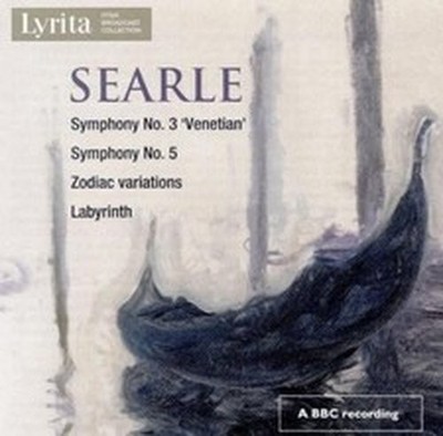 HUMPHREY SEARLE SEARLE: SYMPHONY NO. 3 'VENETIAN'/SYMPHONY NO. 5/ / NEW Audio CD