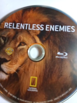 RELENTLESS ENEMIES NAT GEO BLU RAY DISC ONLY USED FREESHIP NOTRACKING