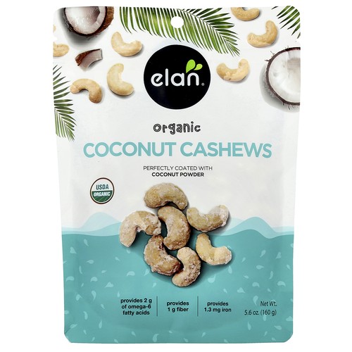 Organic Coconut Cashews , 5.6 oz (160 g)