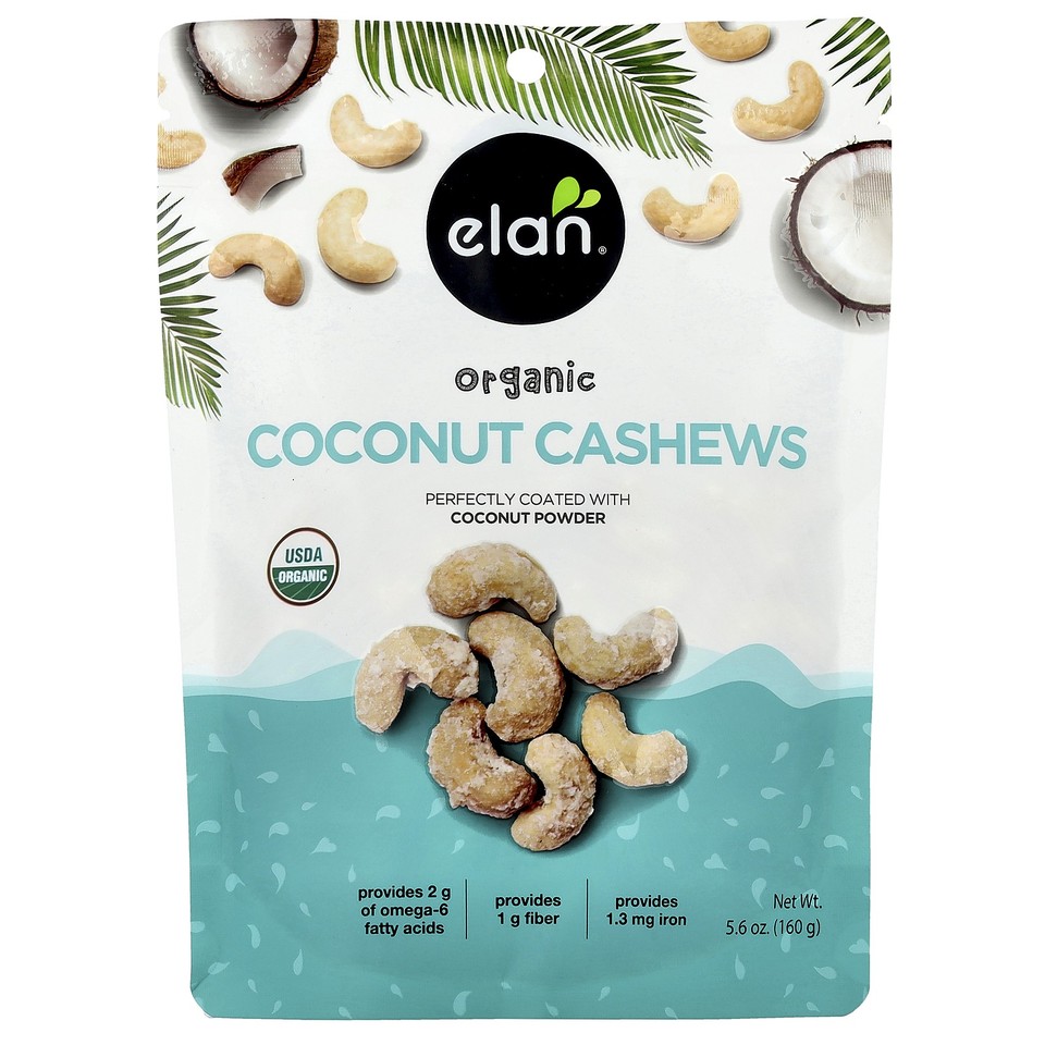 Organic Coconut Cashews , 5.6 oz (160 g)