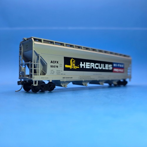 Tolva cubierta Athearn escala HO Hercules ACFX 55078 4 bahías Kadee sin caja | Condition: Used