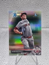 2017 Bowman Chrome Jacob Heatherly 1st Bowman Refractor BDC18!