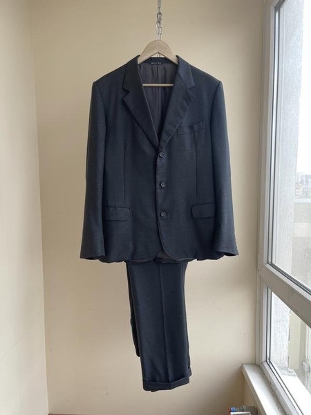 Herren Canali Anzug Grau Kaschmir XL