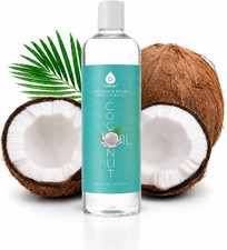 Pure Unscented Fractionated Coconut Oil - 16 Oz Multipurpose Oil for Skin, Hair,