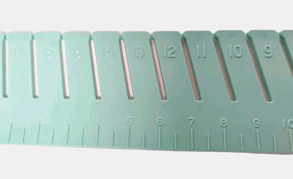 Organizador de hilo Susan Bates Colorak 10,5" tejido ganchillo costura encaje hecho en EE. UU. Foto 3 de 4