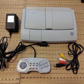 Serviced NEC PC Engine DUO-RX Console Set Avenue Pad 6 Box A0175