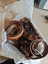 Medieval Men Sword Sheath Holder Waist Belt Hanger Scabbard Warrior Cosplay Belt