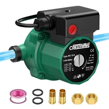 Hot Water Recirculating Pump, 93W 110V Water Circulation Pump for Water Heate...