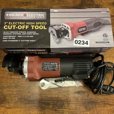 ✅Chicago Electric 3” High Speed Cut-Off Tool Lightweight 61944 Corded #️⃣0234