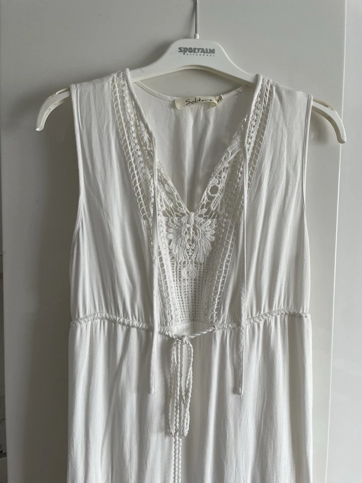 Solitaire Maxikleid Sommerkleid Weiß S 36 - Bild 4 von 4