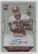 2015 Panini Prizm Rookie Signatures Silver 109/300 Trey Williams #RS-TR Auto 9x7