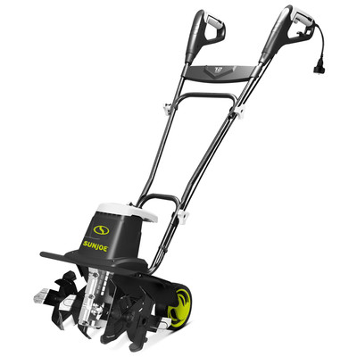 #ad #ad Sun Joe Electric Garden Tiller Cultivator Steel Tines 12 Amp 16 Inch Black $129.99