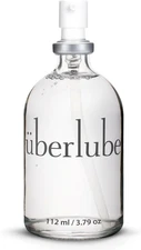 Uberlube Silicone Lube - 112ml Bottle Unscented Silicone Lubricant Personal Lubr