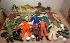 50+pcs!  1970 AT G.I. Joe Action Figure & Accessories Uniforms Helmets Boots etc