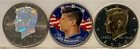 John F. Kennedy 45th Anniversary Enhance Half Dollars (Lot of 3)