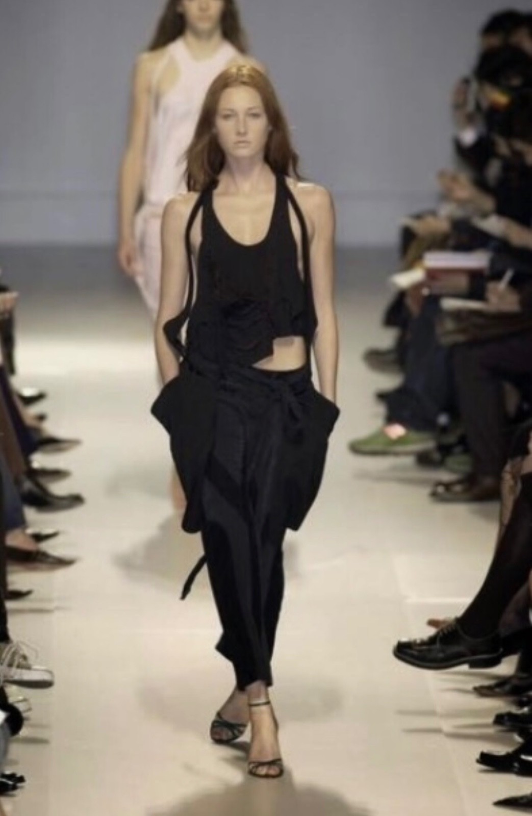 Vintage Balenciaga Le Dix 2002 Rare Black Cargo Pants by Nicolas Ghesqére, FR38 image 2