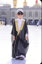 Islamic Cultural Thobe Kids Arabian Muslim Clothing High Quality Cotton Dress
