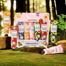 5 Piece Fruit Scented Moisturising Perfumed Hand Cream Gift Set 5 Scents AU New