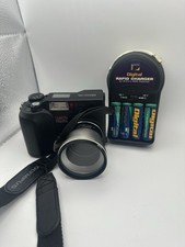 Olympus Camedia C-3030 Zoom 3.3MP Digital CamBlack Vintage Digicam Y2K TESTED