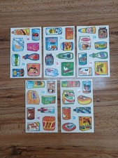 Vintage Mello Smello Scratch  Sniff Stickers Wild  Wacky 5 Sheets
