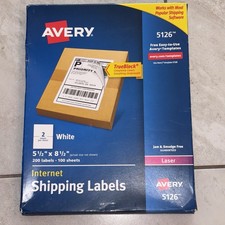 AVERY - 67 Sheets 234 Labels - 5126 - Interne...
