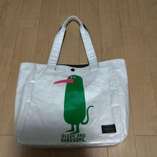 PORTER Yoshida Collab Tote Bag Rare Graphic Designer Gauc Kler Used
