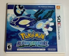 Pokemon: Alpha Sapphire (Nintendo 3DS, 2014) Authentic Game & Case Used Tested