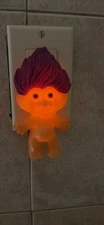 Rare Goodluck Troll Original Thomas Dam Designs Street Kids Plastic Nightlight