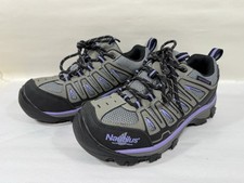 Nautilus Women's Steel Toe EH WP Athletic Work Shoes N2258M Grey/Purple Size 7M