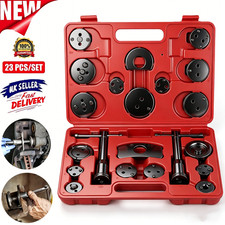 🔥23PCS UNIVERSAL HEAVY DUTY BRAKE CALIPER PISTON REWIND WIND BACK TOOL KIT