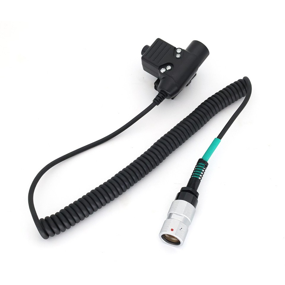 Câble Adaptateur U94 2 Broches PTT Pour Casque Z-Tactical - Talkie-Walkie