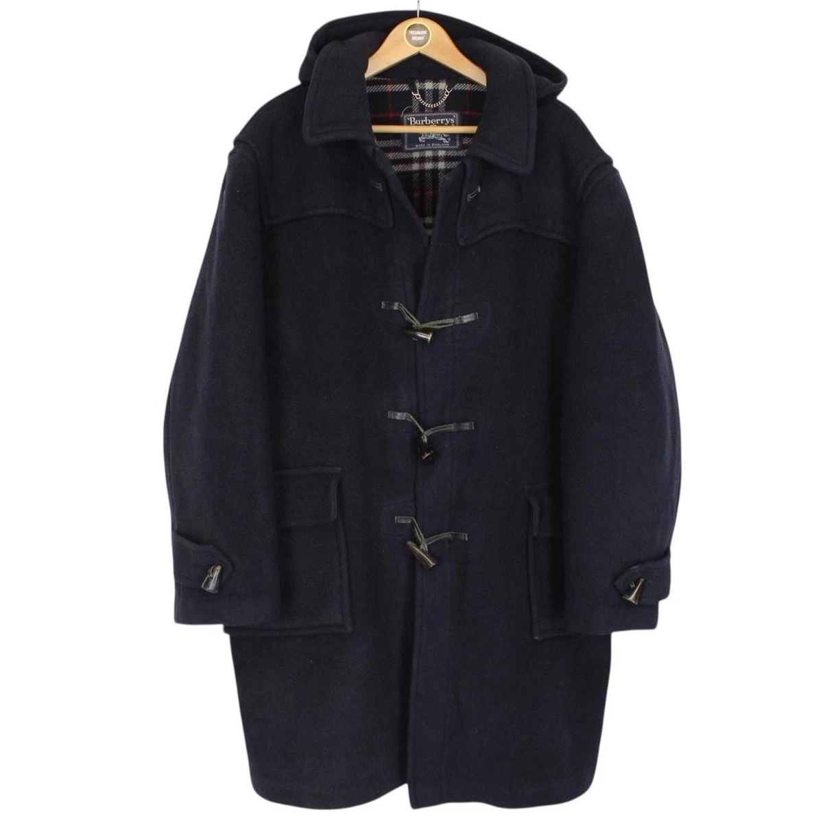 Burberry Wool Duffle Coat In Men's Coats & Jackets for sale - eBay