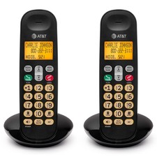 AT T EL1101-2 2 Cordless Handset DECT 6.0 Speakerphone With Caller ID