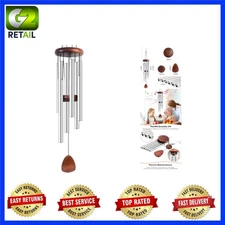 Large Adjustable Aluminum Wind Chimes - Perfect for Creating Deep Tones