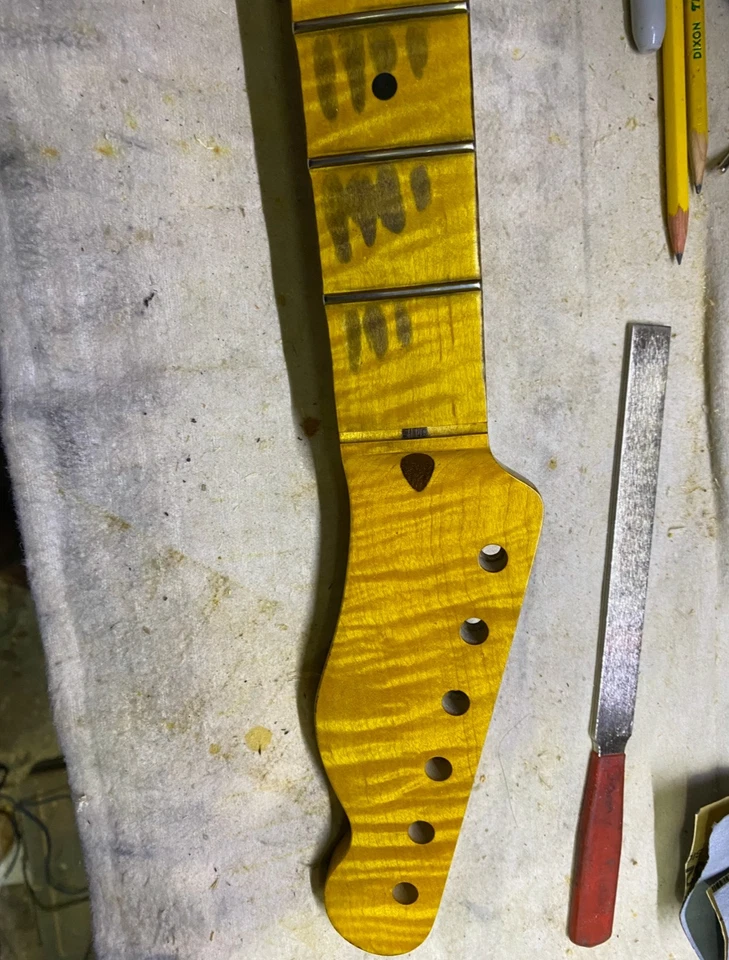 50’s & 60's Stratocaster -Tele neck To Order vintage Fender specs custom order - Image 3 of 4