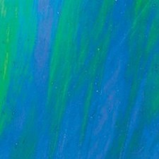 Stained Glass Sheet - WISSMACH GLASS DARK BLUE DARK GREEN STR Small 8" x 12" 