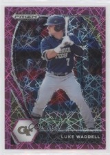 2021 Panini Prizm Draft Picks Pink Velocity Prizm Luke Waddell #PDP157 0q3