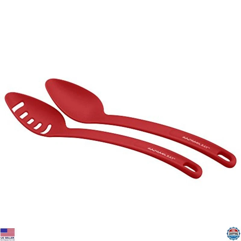 Rachael Ray 46408 Nylon Nonstick Set, Red, 6-Piece, Tools and Gadgets, One Size - Image 3 of 4