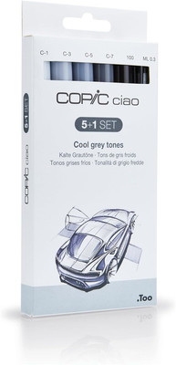 Ciao 5+1 Set Grey Tones Pack
