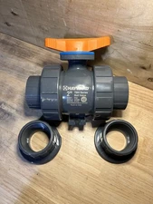 Hayward Flow Control Tbh1200astv0000 Ball Valve, True Union, Pvc/Fpm, 2", Full