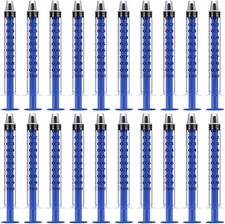 Blue 100 Pcs 1ml 1cc Plastic Syringe No Needle for Pets Oral,... 